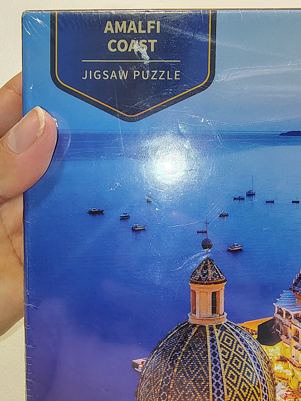 1000 Pieces Puzzle - Amalfi Coast Scenic Jigsaw (Blue/Yellow) - Picture 10 of 11